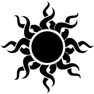 Black Sun #tattoo idea Sun Clip Art, Sun Celestial, Tattoo Band, Sun Tattoo Designs, Sun Drawing, Tattoo Leg, Sun Tattoos, Sun Tattoo, Sun Art