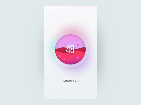 Loading Animation, Web Design User Interface, Interactive Web Design, Ui Ux 디자인, Mobile Design Inspiration, Loading Screen, Gui Design, Ui Animation, Period Tracker