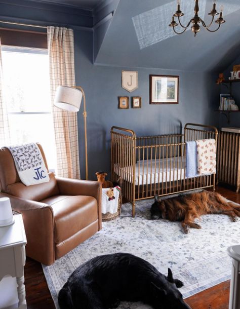 nursery ideas, vintage inspired nursery, fall baby shower themes, home bedroom refresh, hotel vibe bedroom, house warming gift, living room decor colors, office decor workplace, bedroom ideas, room ideas, home decor, living room decor, bedroom, bedroom decor, living room inspiration, living room, room ideas aesthetic, bedroom inspirations, bedroom ideas for small rooms, master bedrooms decor, small bedroom ideas, nursery ideas, nursery for boy, nursery inspo, leather recliner Navy And Orange Nursery, Dark Blue Nursery Ideas, Moody Baby Nursery, Navy Baby Room, Nursery Ideas Vintage, Navy Blue Nursery Boy, Dark Blue Nursery, Dark Wood Nursery, Decor Small Bedroom