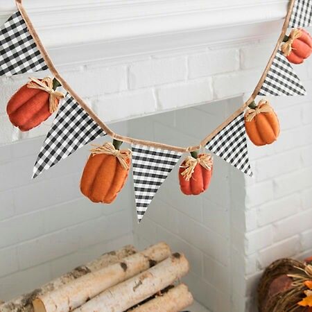 Fall Sewing Projects, Crafts Fall, Fall Sewing, Fall Banner, Pennant Banner, Fall Halloween Crafts, Harvest Decorations, Autumn Crafts, Deco Floral