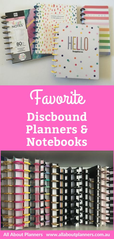 The best discbound planners and notebooks - 10 brands compared. Disc sizes, spacing and compatibility Diy Discbound Planner, Disc Planner Ideas, Discbound Planner Ideas, Planner Covers Diy, Disc Notebook, Disc Planner, Free Planner Pages, Diy Binder, Discbound Notebook