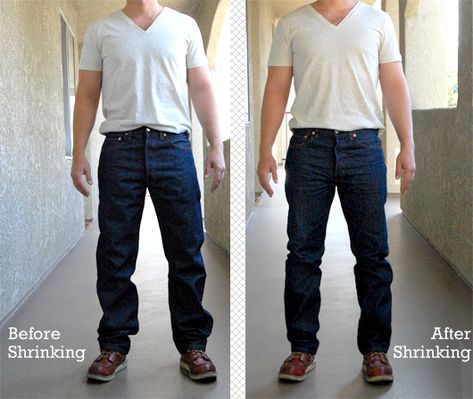 Levis 501 Shrink to Fit guide how to I will have to give this a shot!!! Levis 501 Outfit Street Style, Levi 501 Jeans Outfit Men, Levi 501 Outfit, Levis Jeans Outfit Men, Fix Ripped Jeans, 501 Levis Mens, Penny Benjamin, Levis 501 Outfit, 501 Outfit