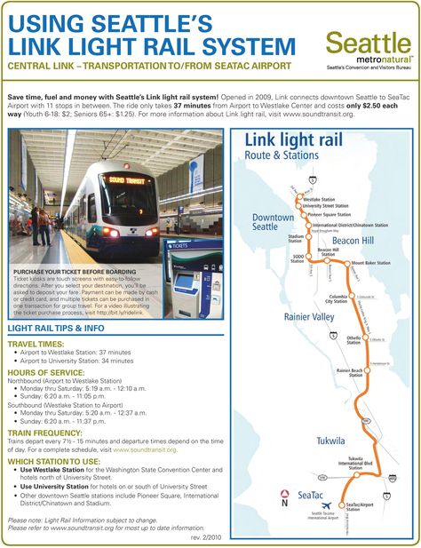 Seattle light rail map Seattle Living, Light Rail Vehicle, Seattle Vacation, Washington Vacation, Washington State Travel, Seattle Trip, Washington Seattle, Seattle Travel, Sleepless In Seattle