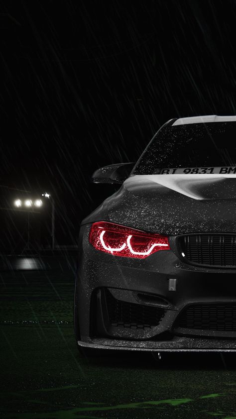 Demon Car, Bmw M3 F80, Rain Night, Amg Logo, Blue Mustang, Black Bmw, Happy New Year Love, M3 F80, Girl God