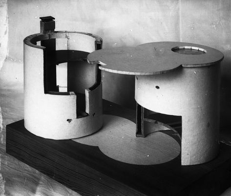 Model home: a new book surveys Konstantin Melnikov’s totemic Moscow house Konstantin Melnikov, Stalinist Architecture, Russian Constructivism, Russian Architecture, Arch Model, Home Icon, Architectural Features, Abstract Sculpture, Architecture Project