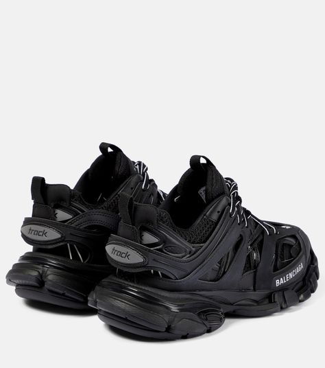 Track Sneakers in Black - Balenciaga | Mytheresa Balenciaga Shoes Women, Balenciaga Aesthetic, Balenciaga Track Sneakers, Black Sneakers Women, Track Sneakers, Mens Outerwear Fashion, Black Balenciaga, Winter 23, Balenciaga Track