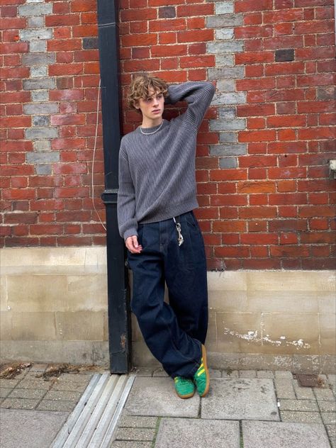 Mens Fashion Inspo Fall outfit Autumn Outfit Adidas Samba Streetwear Y2K Baggy Jeans Outfit Inspo Outfit inspiration Baggy Style Men, Adidas Samba Outfit Mens, Peter Pan Kostüm, Skater Style Men, Adidas Outfit Men, Skateboard Pants, Baggy Pants Outfit, Y2k Hip Hop, Loose Fit Denim