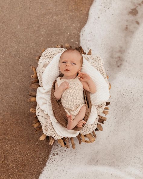 A moment for sunrise newborn sessions ✨ Swipe to the end for my favorite photo ever Beach Newborn Pictures, Newborn Beach Photos, Infant Beach Photoshoot, Beach Newborn Photoshoot, Beach Newborn Photography, Beachy Newborn Photos, Surfboard Newborn Photo, Newborn Beach Photography, Beach Baby Photography