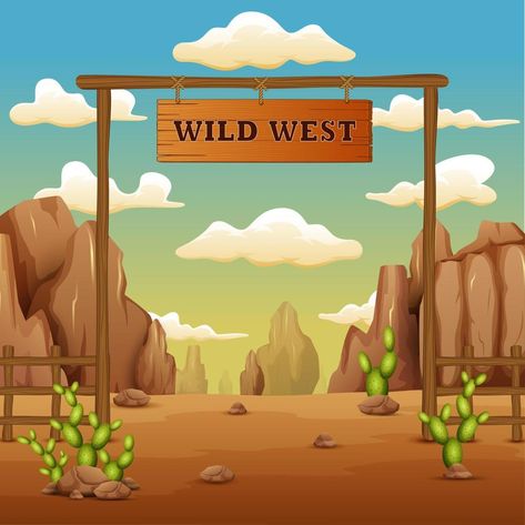 Background Carnaval, Wilde Westen, Far West, West Texas, Taylor Swift Album, Wild West, Monument Valley, Premium Vector, Art Wallpaper