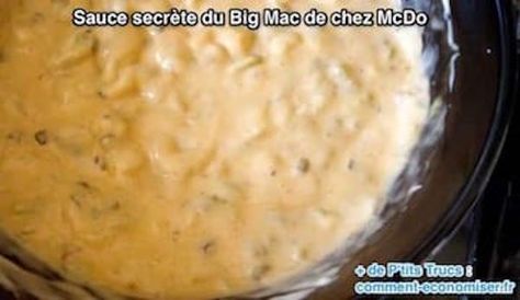 Vos enfants vous réclament trop souvent d'aller au McDo ? Mais il n'y a rien de meilleur qu'un hamburger cuisiné maison avec de bons produits ! Voici, enfin révélée, la recette de la sauce secrète du Big Mac, comme chez McDo. Après des années d'attente, vous allez pouvoir faire chez vous de bons Big Mac, pour le plus grand plaisir de vos enfants. Regardez : Mac Chicken, Secret Sauce Recipe, Big Mac Salad, Marinade Sauce, Homemade Hamburgers, Burger Sauce, Hamburger Recipes, Best Chicken Recipes, Big Mac