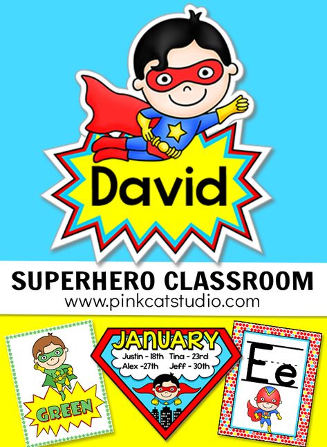 Super Heroes Classroom Theme, Superhero Labels Printable Free, Superhero Reward Chart, Super Hero Classroom Ideas, Superhero Classroom Theme Decorations, Behavior Chart Classroom, Superhero Name Tags, Superhero Cutouts, Superhero Kindergarten