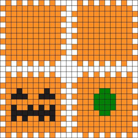 3d Perler Bead Pumpkin, Perler Bead Patterns Pumpkin, Fuse Bead 3d Patterns, Halloween Perler Bead Patterns Pumpkins, Pumpkin Pearler Bead, 3d Halloween Perler Bead Patterns, Pumpkin Perler Bead Patterns, Perler Bead 3d Patterns, 3d Perler Bead Patterns Easy