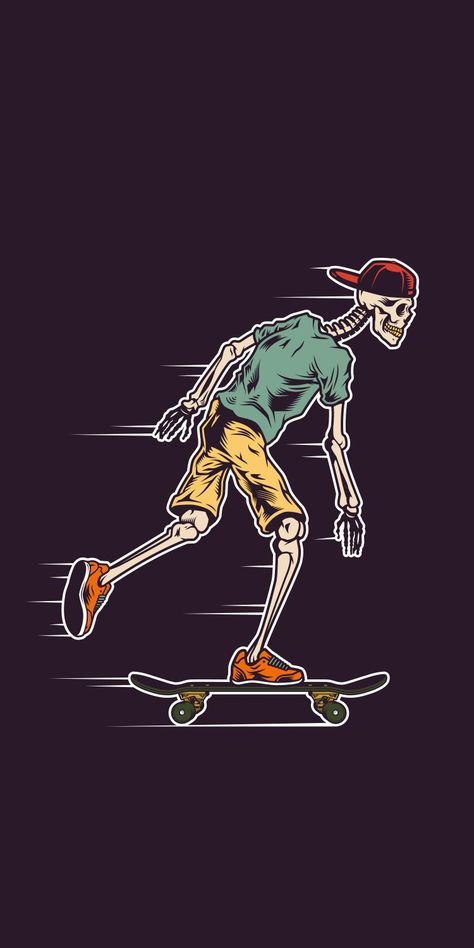 Skateboard Art Wallpaper, Wallpapers Skateboard, Skateboard Aesthetic Design, Skate Illustration, Skateboard Poster, Skateboard Wallpaper, Grunge Posters, Skate And Destroy, T Shirt Logo Design