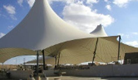 Sattler PRO-TEX. Fabrics Engineered to Perfection. | Sattler PRO-TEX Waterproof Shade Sails, Membrane Structure, Tensile Structures, Membrane Roof, Easy Room Decor, Roof Tent, Tent Design, Roof Architecture, Roof Structure