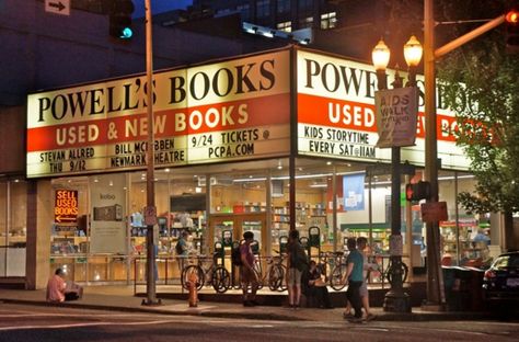 Powell's City of Books | Explore The Pearl Powells Bookstore, Sell Used Books, Powells Books, Make Money Today, Happiest Place On Earth, American Cities, Big Book, Book Store, Good American