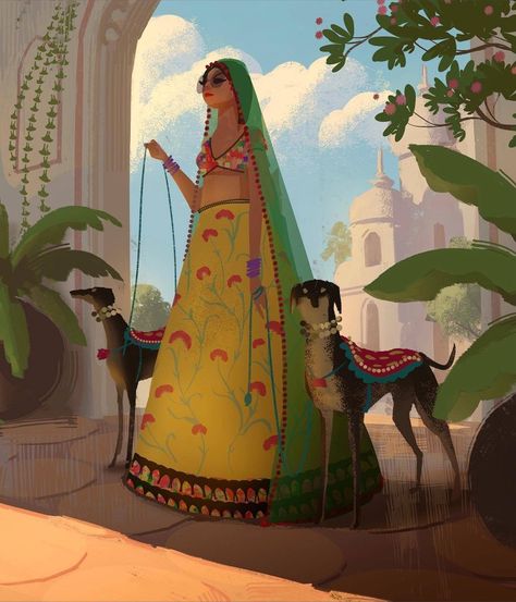 Art by Naveen Selvanathan #art #digital art #Illustration #painting #Naveen Selvanathan Ashneer Grover, Indian Illustration, Digital Art Girl, Illustration Character Design, Indian Art, Animation Art, Character Design Inspiration, Character Illustration, Illustration Design