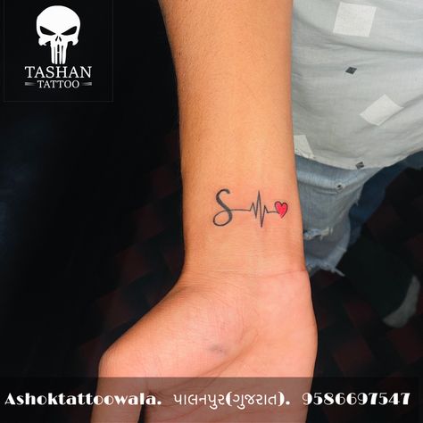 TashanTattoo
AshokTattooWala
S.20. Tirupati plaza
Opp. New bus stand
Near gd modi collage
Palanpur (gujrat)
9586697547
9687533310 Sayali Name Tattoo, Tattoo Designs Heartbeat, S Name Tattoo For Women, Sanjana Name Tattoo, S Letter Tattoos For Women, S Tattoo Letter Design On Hand, S Tatoos Letter Design, Heartbeat Name Tattoo Ideas, S Tattoo Designs Letter