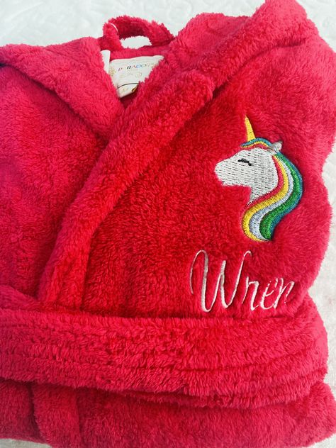 Hooded Bathrobe, Turkey Handprint, Fleece Robe, Kids Robes, Girls Robes, Hooded Robe, Bath Girls, Kids Fleece, Personalized Gifts For Kids