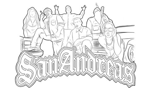 yes, what should I say about that... GTA San Andreas is arguably the best GTA that I and many millions of other people have played (judging from the campaign story). This image represents some of the characters from the game. Intended as a chest or backpiece. Gta San Andreas Tattoo Ideas, Gta Drawings, Gta Tattoo Ideas, Gta Tattoo, Arm Tattoos Black, San Andreas Gta, Gta 6, Gta San, Chicano Art Tattoos