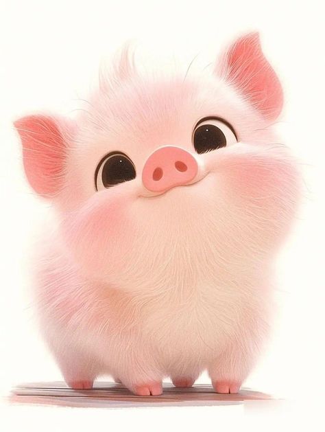 Photo Kawaii, Nostalgic Cartoon, Cute Piglets, Animal Illustration Art, Pig Cartoon, Cute Piggies, Cute Animal Clipart, Cute Pigs