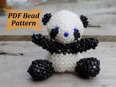 Beaded pattern Tuto amigurumi 3d bead pattern 3d beaded | Etsy Bead Making Tutorials, Amigurumi Doll Pattern, Cat Bead, Right Angle Weave, Bead Charms Diy, Beading Techniques, Beading Tutorial, Beaded Animals, Custom Cat