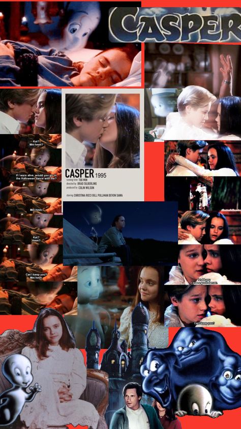 #casperthefriendlyghost #halloween #movie Casper Fanart, Casper Wallpaper, Casper 1995, Mystery Tv Shows, Collage Challenge, Can I Keep You, Devon Sawa, Bill Pullman, Halloween Dance