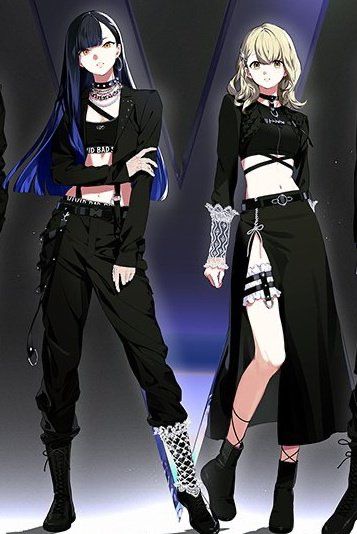 Vivid Bad Squad Outfits, Truk Besar, Squad Outfits, Colorful Stage, Anime Oc, Cute Anime Pics, Project Sekai, Anime Outfits, Hatsune Miku