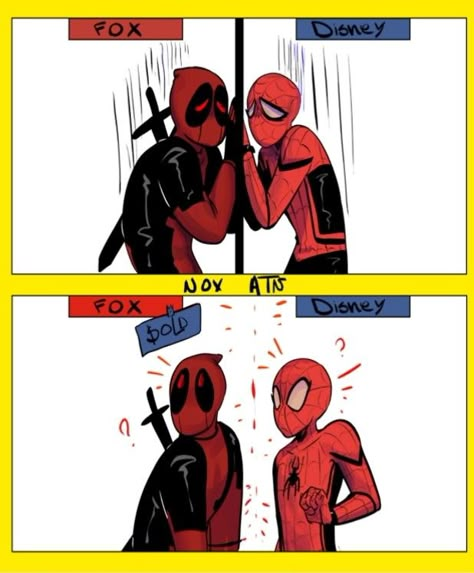 Spideypool Comic, Deadpool Y Spiderman, Deadpool X Spiderman, Deadpool Funny, Deadpool And Spiderman, Univers Dc, Funny Marvel Memes, Spiderman Pictures, Avengers Comics