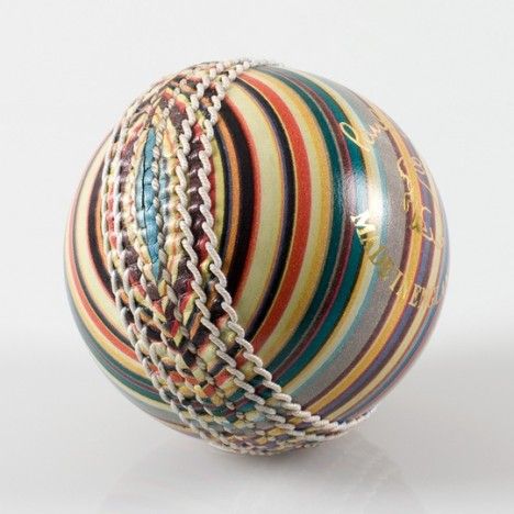 Paul Smith Cricket Ball...Fab Cricket Ball, Cricket Balls, British Fashion, Paul Smith, Boy Room, Shape Patterns, Fashion Designer, Decorative Bowls, Interior Decorating