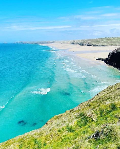 Cornwall Info on Instagram: “📍The beautiful Perranporth beach! 💙 📸 @jenminers_cornwall . . #cornwall #beach #sea #seaside #travel #explore #cornwallbeaches #uk…” Ellie Hipkin, Perranporth Beach, Places In Cornwall, Cornwall Beach, Cornish Beaches, Cornwall Beaches, Cornwall England, Dream Holiday, Sirens