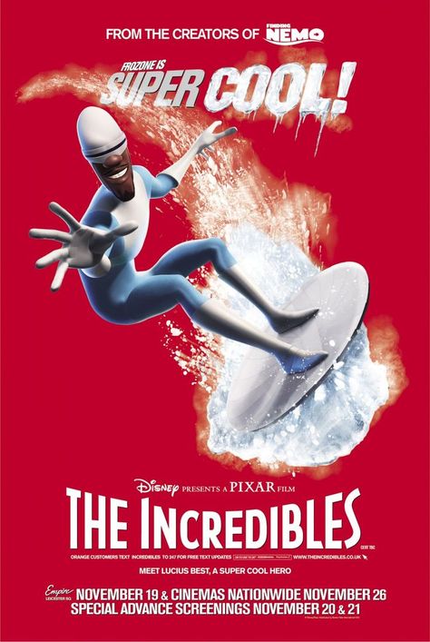 THE INCREDIBLES (2004) The Incredibles 2004, Animated Movie Posters, Mr Incredible, Superhero Family, Disney Presents, All Power Rangers, Samuel L Jackson, Pixar Films, Normal Guys