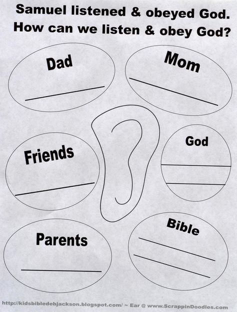 Samuel Listens to God lesson, ideas and printables #Biblefun #OTBiblelesson Samuel Bible Craft, Samuel Listens To God, Samuel Bible, Childrens Bible Activities, Kids Church Activities, The Ark Of The Covenant, Bible Crafts Sunday School, Ark Of The Covenant, Preschool Bible Lessons