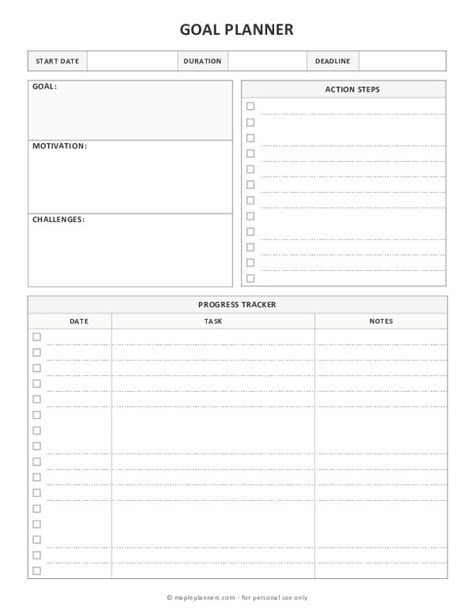 Printable Goal Setting Template Blog Planner Printable, Prayer Journal Prompts, Personal Goal Setting, Family Binder, Goal Setting Template, Goals Worksheet, Weekly Goals, Self Care Bullet Journal, Teacher Binder