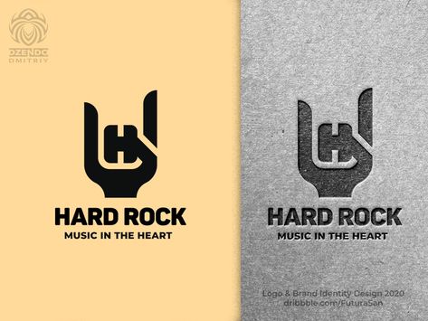 Finger Image, Rock Logo, Rock Designs, Hard Rock Music, Sports Team Logos, Pet Logo Design, Letter H, Music Logo, School Logo