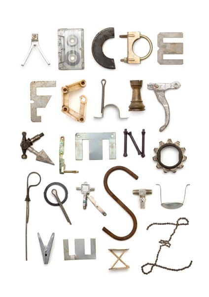 Object Alphabet Letters, Typography Objects, Alphabet Objects, Alphabet Display, Alphabet Letters Design, Letter Form, Creative Typography, Find Objects, Bullet Journal Doodles