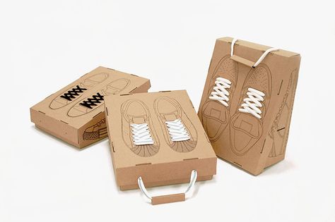 25 Remarkably Cool Packaging Designs that Automatically Sell – Bashooka Shoe Box Design, Cake Boxes Packaging, Recycled Shoes, Paper Bag Design, Tshirt Packaging, Creative Shoes, Cool Packaging, Branding Design Packaging, Shoe Design Sketches