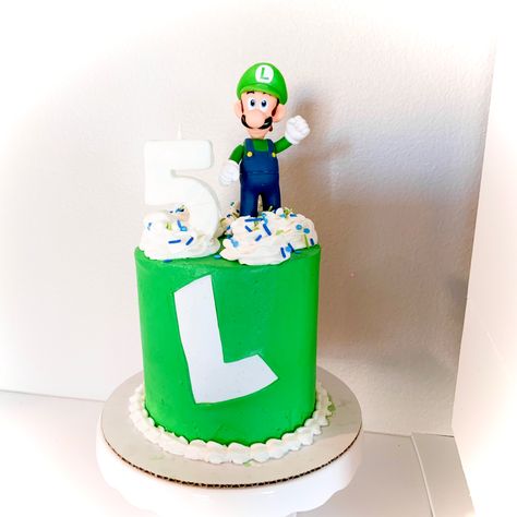 Super Mario Luigi birthday cake green cake green and white cake Nintendo birthday cake Super Mario And Luigi Cake, Luigi Cake Ideas, Mario And Luigi Cake Ideas, Luigi Cake Birthdays, Mario And Luigi Birthday Cake, Luigi Birthday Party Ideas, Luigi Mansion Cake, Luigi Birthday Cake, Mario And Luigi Party