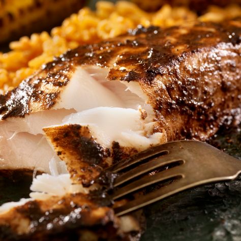 Jerk Fish Recipe, Jerk Fish, Marinated Cod, Jerk Recipe, Cod Dishes, Jerk Sauce, Step By Step Recipes, Cod Fish Recipes, Jamaican Jerk