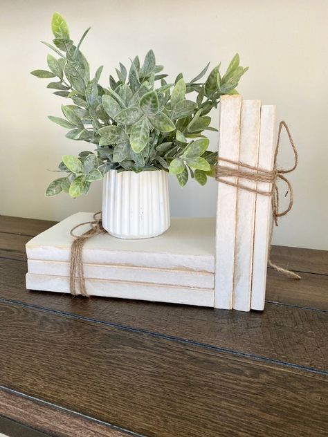 Neutral Books, Books Coffee Table, Books For Decor, Book Centerpieces, Farmhouse Books, Point Pleasant Beach, Books Coffee, Bookcase Decor, Books Bookshelf