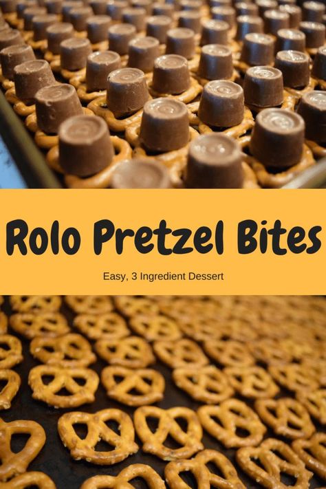 Rolo Pretzel Bites, Easy Dessert Easy Pretzel Dessert, Pretzel Dessert Recipes, Rolo Pretzel Bites, Rolo Pretzel, Pretzel Dessert, Rolo Pretzels, Pretzel Desserts, Pretzel Bites Recipes, Pretzel Treats