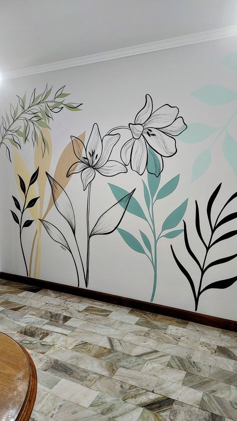 bedroom decor diy ideas Bedroom Decor Diy Ideas, Wall Paint Designs Creative, Bedroom Wall Art Ideas, Wall Murals Painted Diy, Simple Wall Paintings, Decor Diy Ideas, Wall Painting Living Room, Creative Wall Painting, Diy Wall Painting