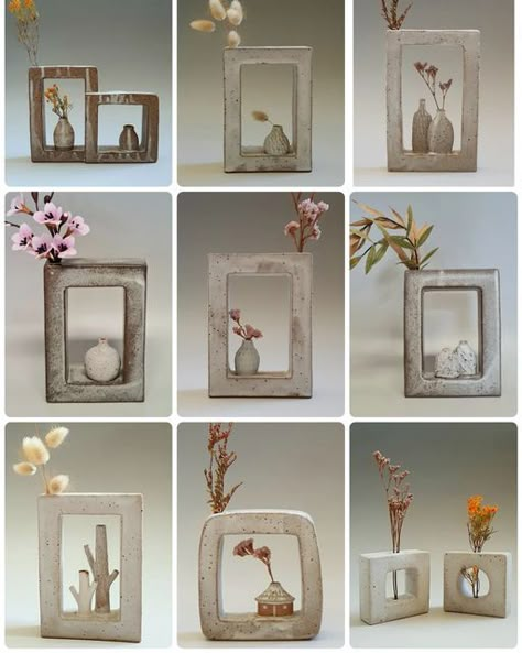 Easy Clay Sculptures, Ceramic Framed, Miniature Pottery, Beginner Pottery, Ceramic Wall Decor, Diy Barbie Furniture, Pottery Workshop, Pottery Painting Designs, Pottery Handbuilding