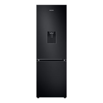 Black Fridge Freezer, Black Fridge, Black Fridges, Tall Fridge, Black Refrigerator, Samsung Fridge, Wine Shelves, Fridge Freezer, Fridge Freezers