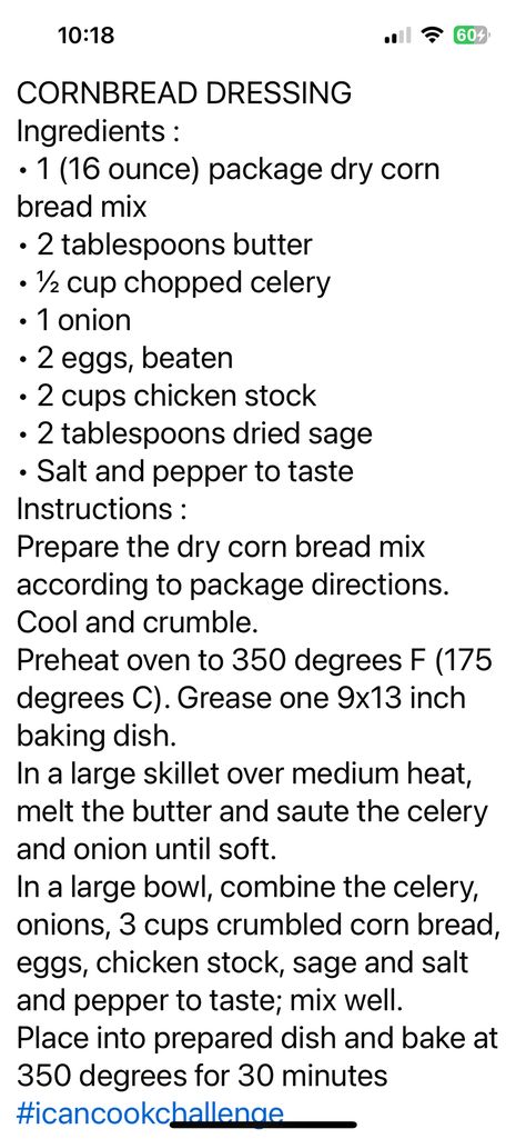 Homemade Cornbread Dressing, Bread Dressing, Homemade Cornbread, Dried Corn, How To Dry Sage, Cornbread Mix, Cornbread Dressing, Chicken Stock, Cornbread