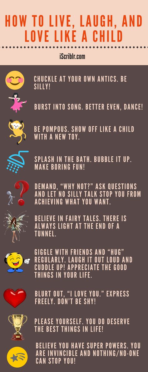 There is no magical prescription that can set you free of your worries folks! Well, what's life without its challenges and encounters? The trick however, is to let yourself see reality through a more positive and enthusiastic approach and rediscover your sunshine! Remember, you don’t need to be childish to be childlike. #iscriblr #beHappy #beAChild #positivity #sunshine #backToBasics #infographic Childish Things To Do, Tom Robbins, Blurting Out, Say That Again, Fashion And Beauty Tips, All Grown Up, Stay Happy, Set You Free, Inner Child