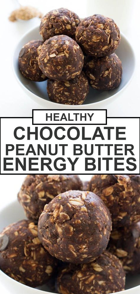 Chocolate Energy Bites, Peanut Butter Energy Bites, Energy Bites Recipes, Protein Bites, Protein Balls, Peanut Butter Protein, Peanut Butter Balls, Chocolate Protein Powder, 140 Pounds