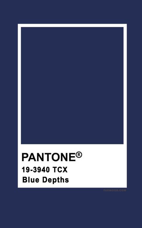 Pantone Blue Depths 13-3940 | Wedding Colours, Wedding Themes, Wedding colour palettes #pantone #colorpalette Pantone Blue Palette, Pantone Colors Blue, Pantone Navy Blue, Dark Blue Pantone, Pantone Dark Blue, Navy Blue Pantone, Pantone Navy, Pantone Azul, Wedding Staircase