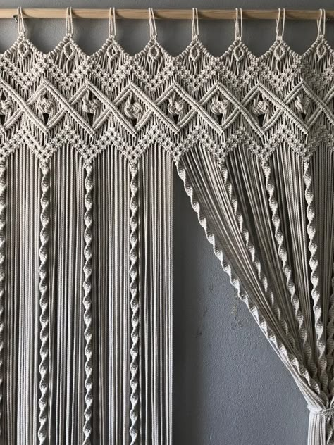 Macrame Divider, Cortina Macrame, Macrame Window Curtain, Macrame Room, Macrame Wedding Decor, Macrame Room Divider, Macrame Door, Curtain Macrame, Curtain Door