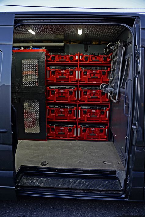 Work van shelves Work van organization Mercedes Sprinter Milwaukee tools Milwaukee Packout Work truck organization #Work van shelves #Work van organisation #Mercedes Sprinter #Milwaukee tools #Milwaukee Packout #Work truck organization #van storage #van shelving Van Tool Organization, Milwaukee Packout Van Storage, Ford Transit Work Van Ideas, Milwaukee Van Storage, Milwaukee Packout Ideas Truck, Milwaukee Packout Organization Ideas, Packout Milwaukee Ideas, Work Van Organization, Service Truck Organization