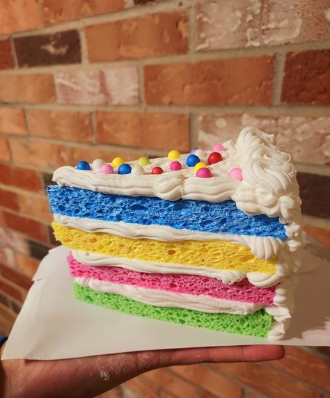 Do you want dessert to last forever? Fake Bake it 😁🍰🎂🍩 Diy Fake Cake How To Make, Fake Cake Slice Diy, Fake Bake Tutorial, Glitz And Glue Fake Bake, Foam Clay Fake Bake, Candy Display, Fake Cake, Cake Slice, Fake Bake